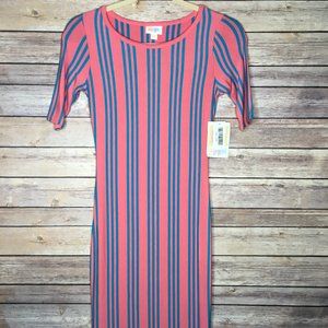 LulaRoe (1.0) XXS Julia Striped Print - BNWT